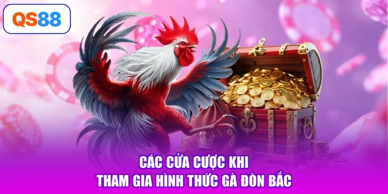 Các cửa cược khi tham gia hình thức gà đòn Bắc